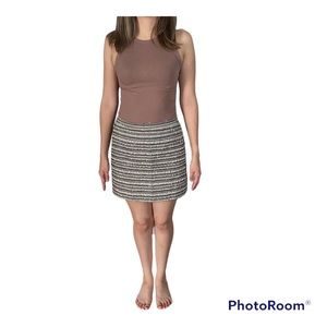 Madewell multicolor mini skirt